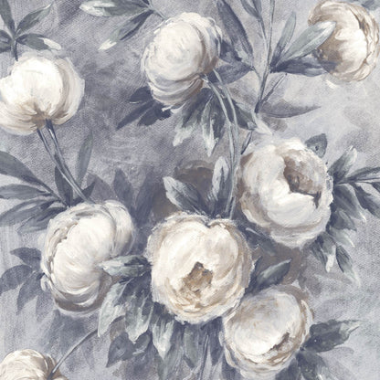 Mallion & Knowles Peony Beige-Dove Fire Retardant Curtains
