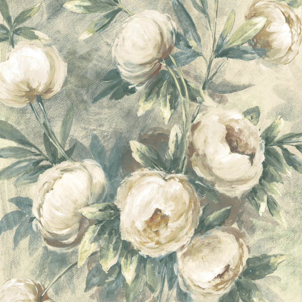 Mallion & Knowles Peony Gold-Beige Fire Retardant Curtains