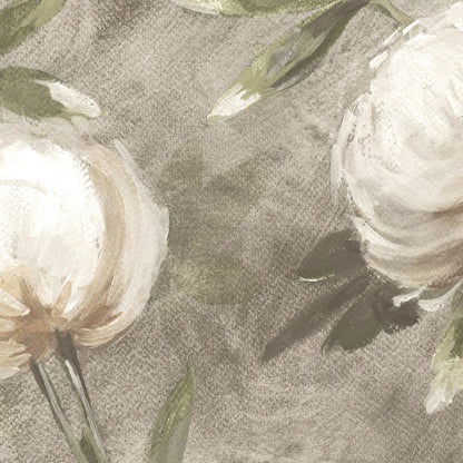 Mallion & Knowles Peony Honey-Beige Fire Retardant Curtains texture detail