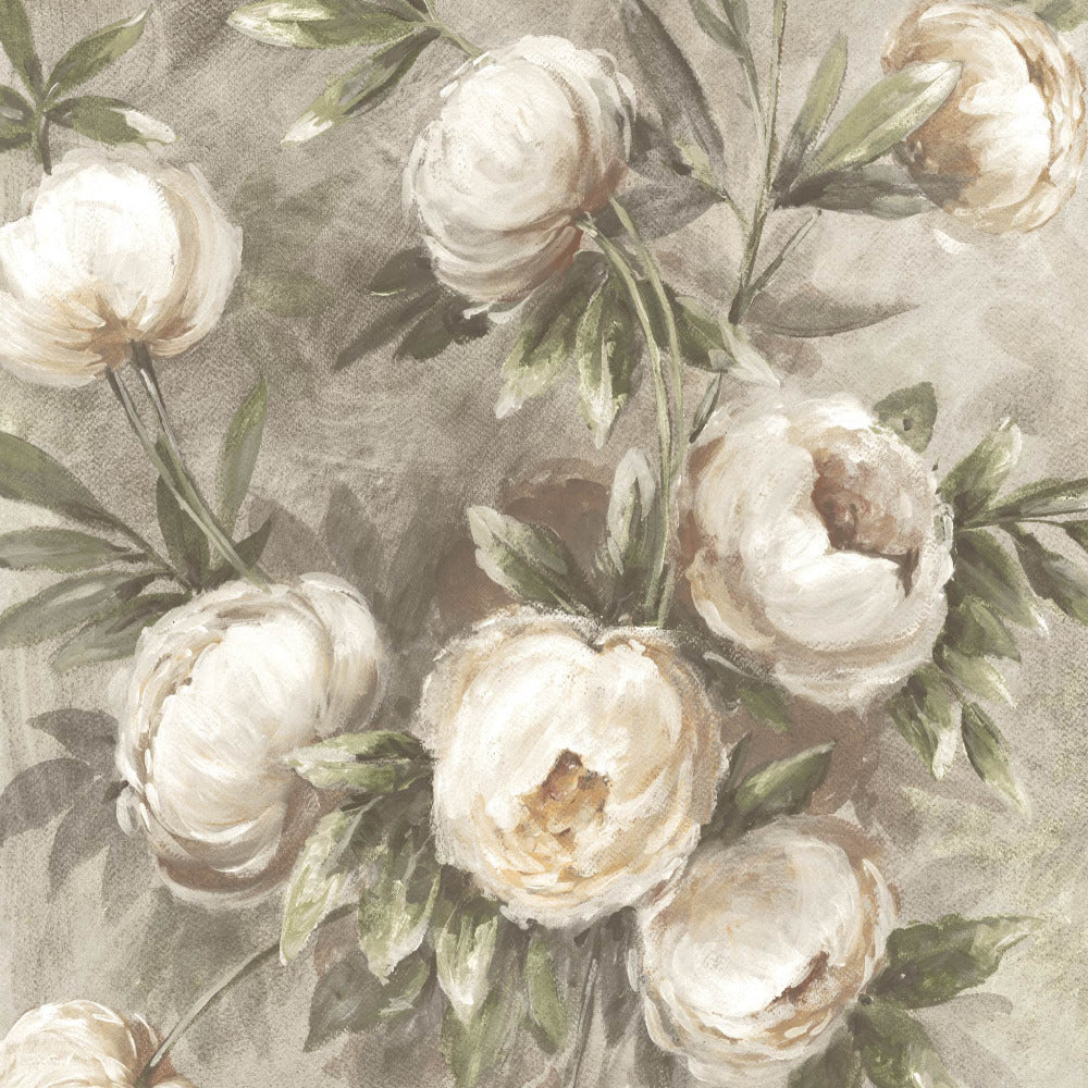 Mallion & Knowles Peony Honey-Beige Fire Retardant Curtains