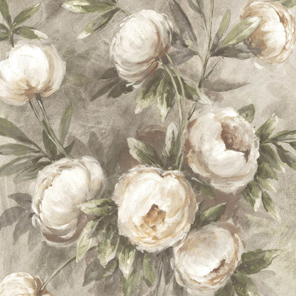 Mallion & Knowles Peony Honey-Beige Fire Retardant Curtains