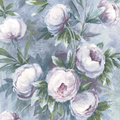 Mallion & Knowles Peony Rose-Sky Fire Retardant Curtains