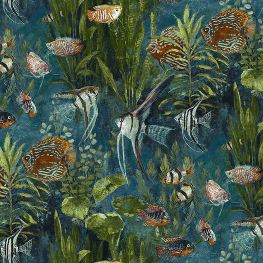 Mallion & Knowles Pisces Jade Fire Retardant Curtains