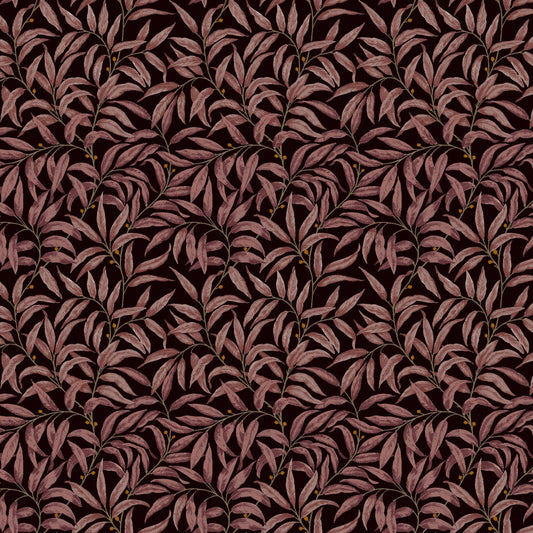 Mallion & Knowles Ruskin Burgundy Fire Retardant Curtains