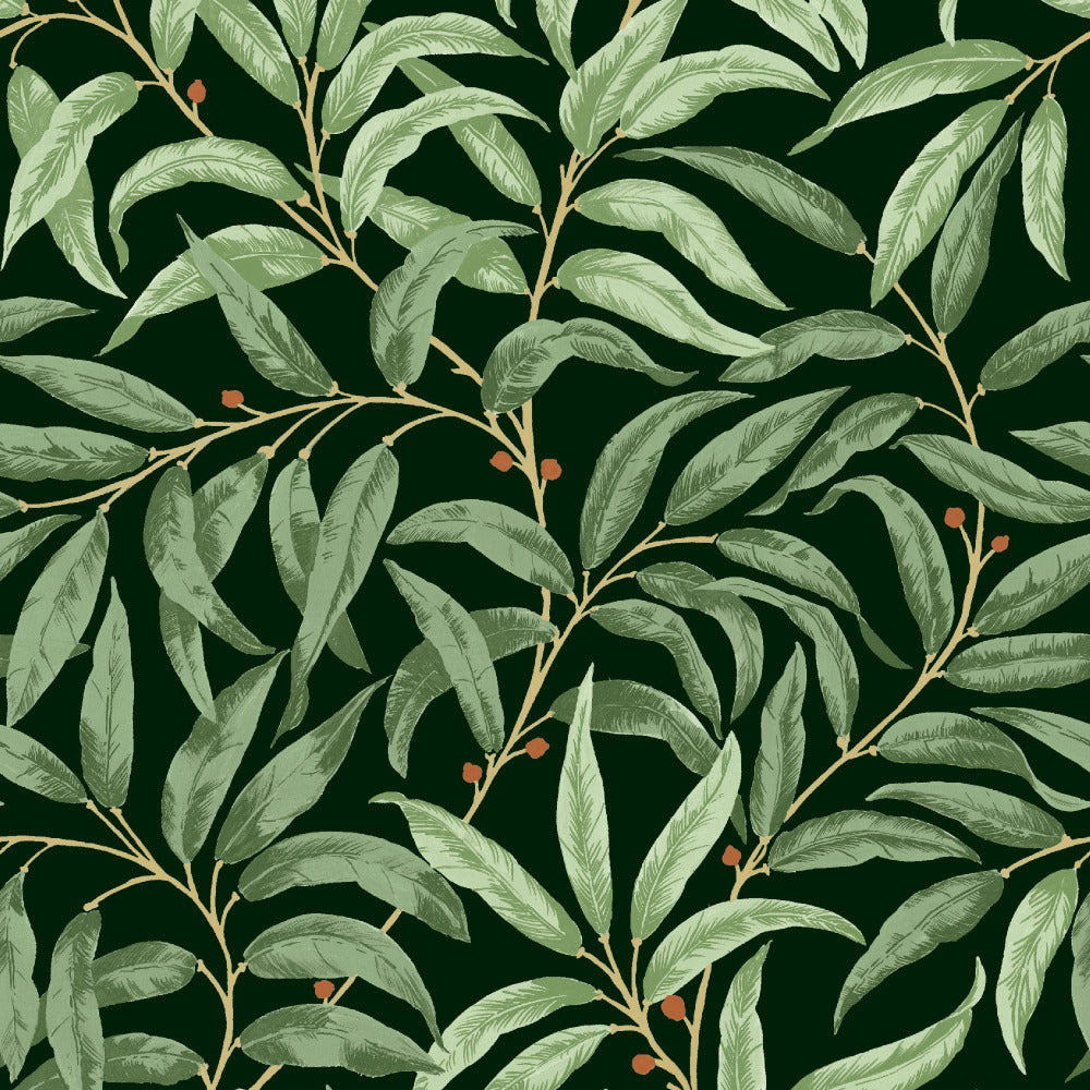 Mallion & Knowles Ruskin Forest Fire Retardant Curtains texture detail