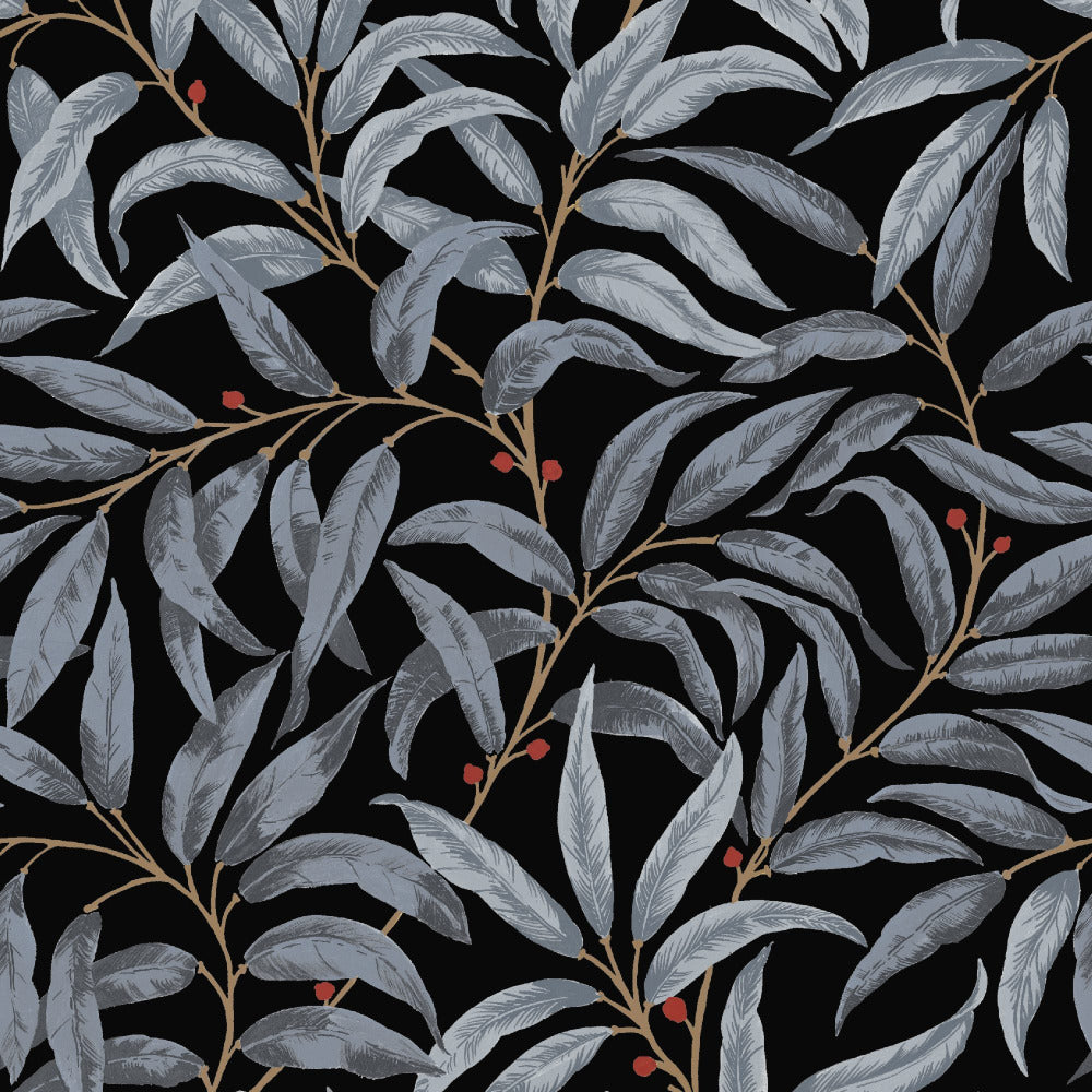 Mallion & Knowles Ruskin Graphite Fire Retardant Curtains texture detail