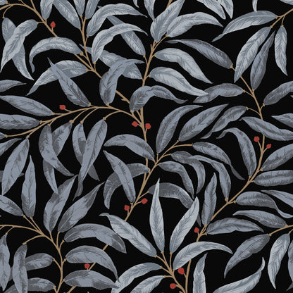 Mallion & Knowles Ruskin Graphite Fire Retardant Curtains texture detail