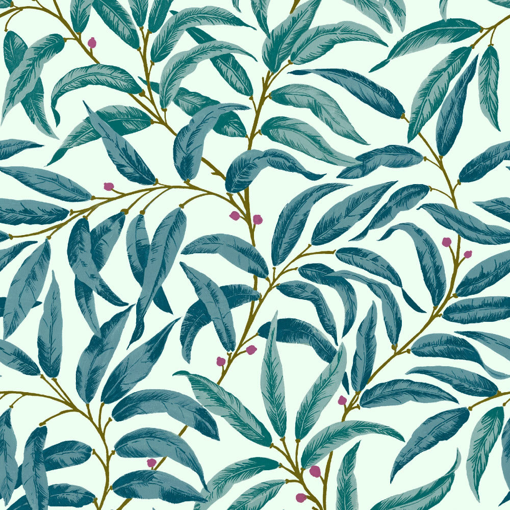 Mallion & Knowles Ruskin Jade Fire Retardant Curtains texture detail