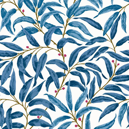 Mallion & Knowles Ruskin Sapphire Fire Retardant Curtains texture detail