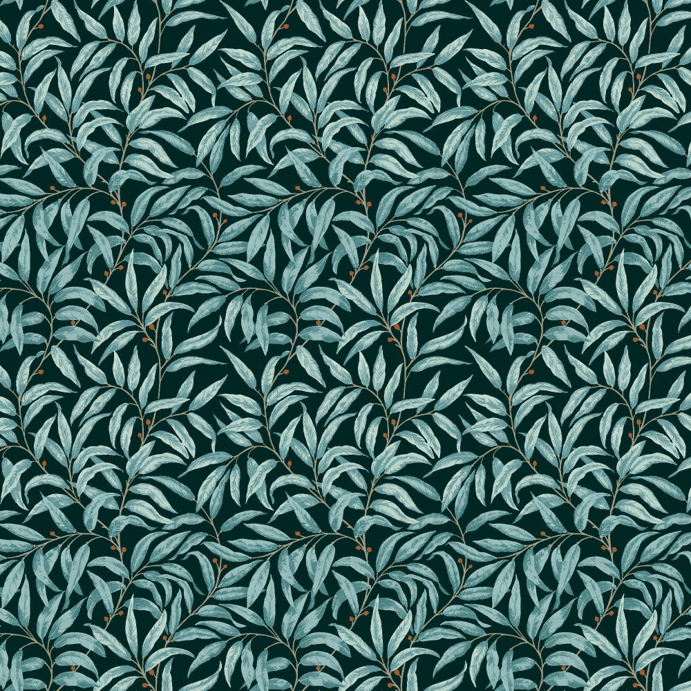 Mallion & Knowles Ruskin Teal Fire Retardant Curtains