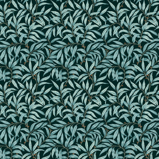 Mallion & Knowles Ruskin Teal Fire Retardant Curtains