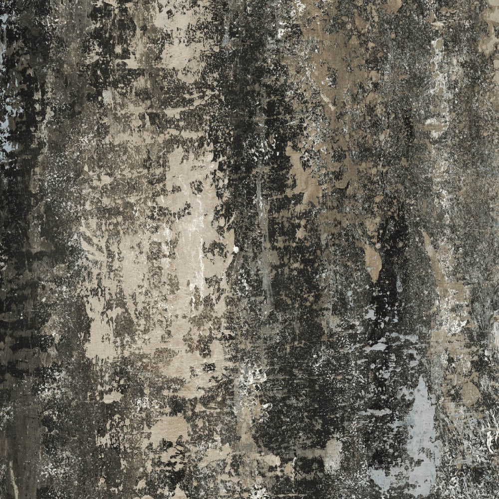 Mallion & Knowles Silicon Beige/Black Fire Retardant Curtains