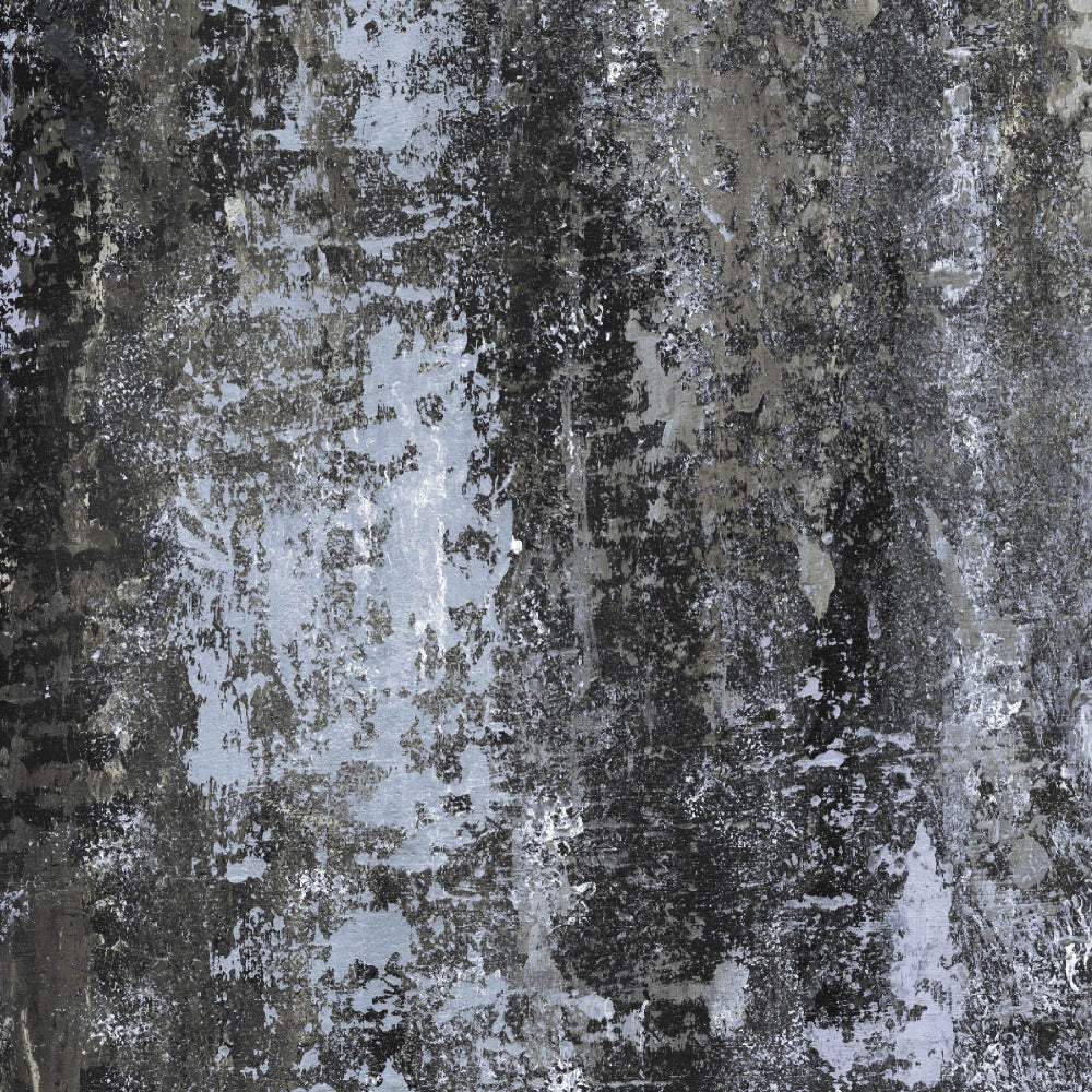 Mallion & Knowles Silicon Silver/Black Fire Retardant Curtains
