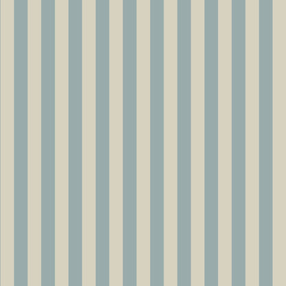 Mallion & Knowles Somerset Stripe Duck Egg Fire Retardant Curtains