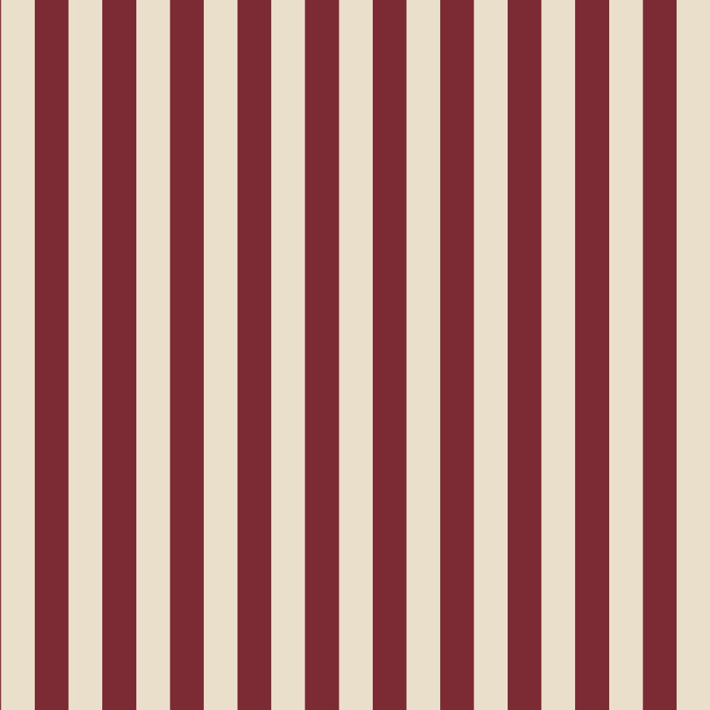 Mallion & Knowles Somerset Stripe Lipstick Fire Retardant Curtains