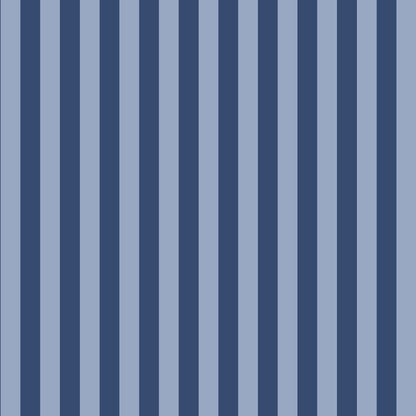 Mallion & Knowles Somerset Stripe Marine Fire Retardant Curtains