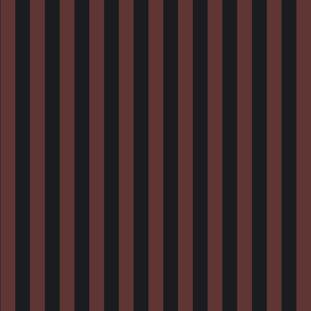 Mallion & Knowles Somerset Stripe Terra Cotta Fire Retardant Curtains