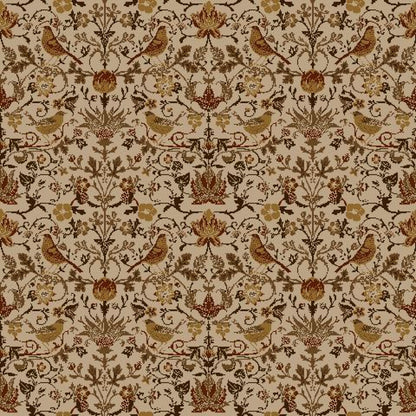Mallion & Knowles Song Bird Autumn Fire Retardant Curtains