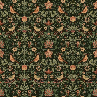 Mallion & Knowles Song Bird Forest Fire Retardant Curtains