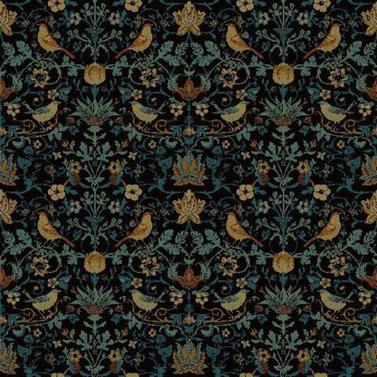 Mallion & Knowles Song Bird Jade Fire Retardant Curtains