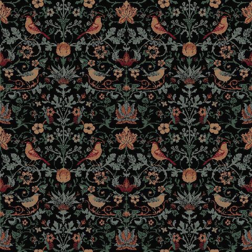 Mallion & Knowles Song Bird Moorland Fire Retardant Curtains