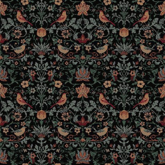 Mallion & Knowles Song Bird Moorland Fire Retardant Curtains