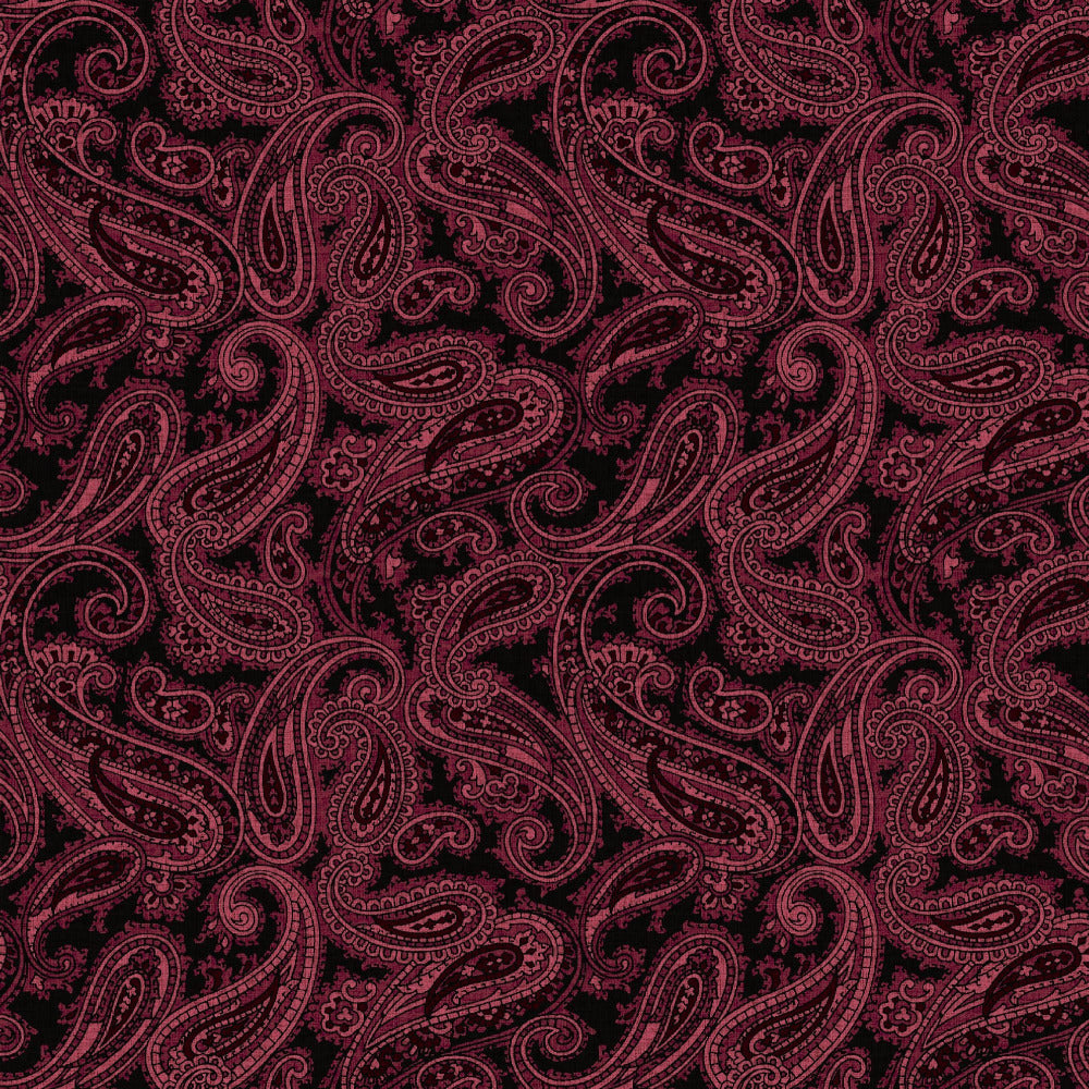 Mallion & Knowles Stirling Crimson Fire Retardant Curtains
