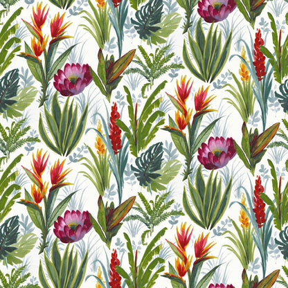 Mallion & Knowles Tahiti Chintz Fire Retardant Curtains