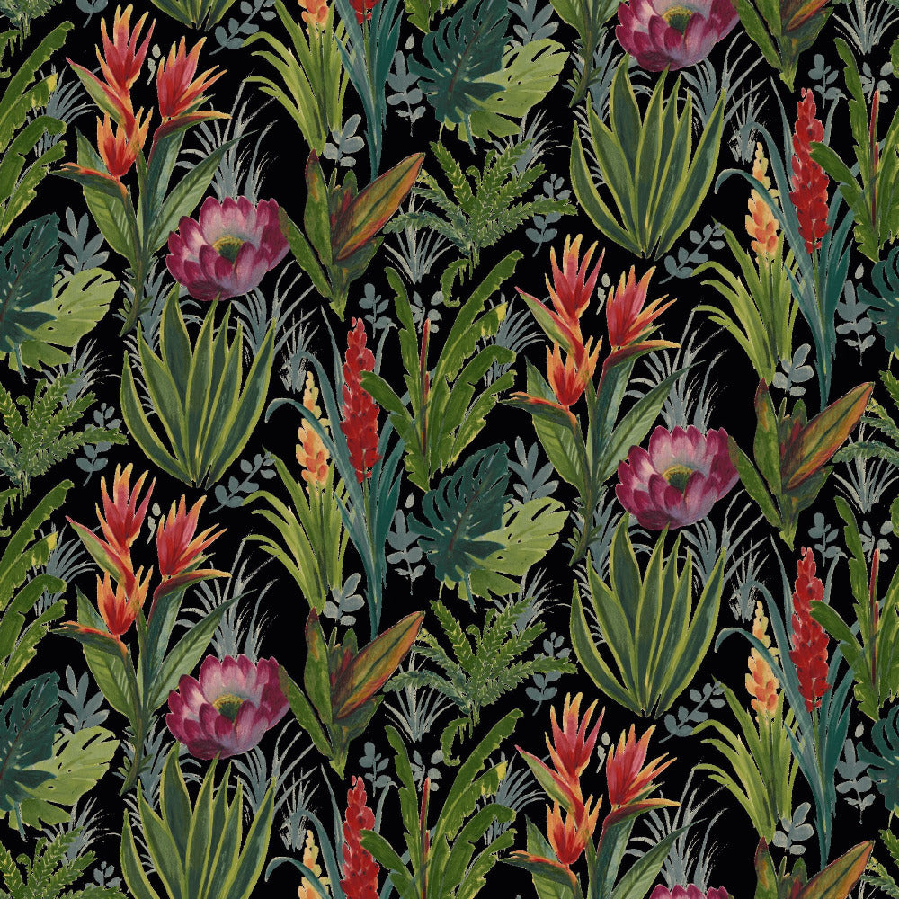 Mallion & Knowles Tahiti Jet Fire Retardant Curtains