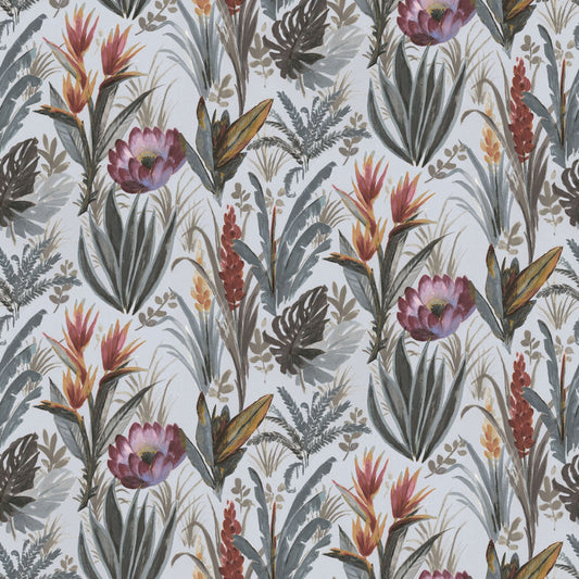 Mallion & Knowles Tahiti Misty Fire Retardant Curtains