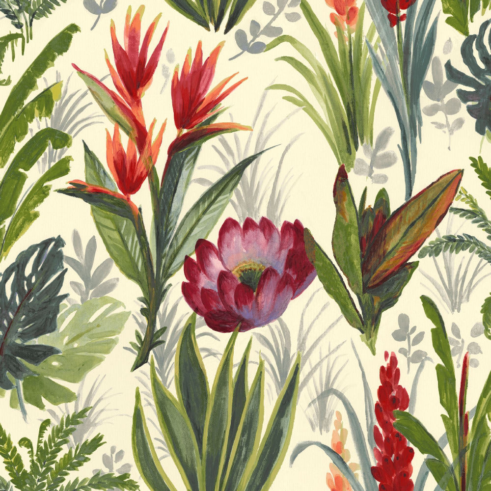 Mallion & Knowles Tahiti Peach Fire Retardant Curtains texture detail