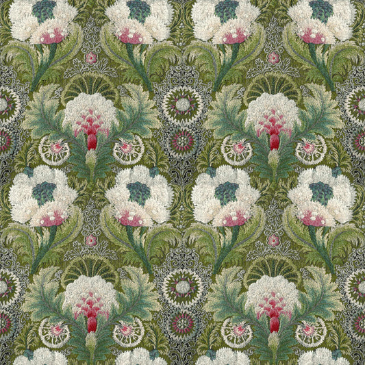 Mallion & Knowles Tapestry Chintz Fire Retardant Curtains