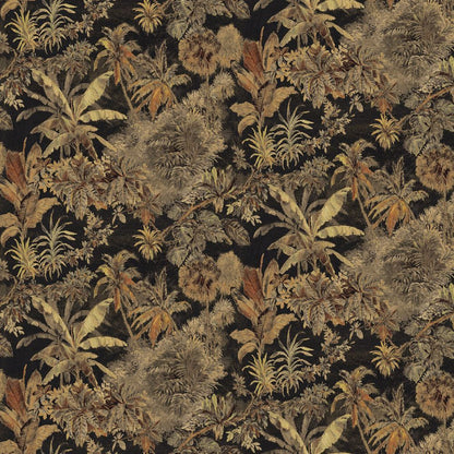 Mallion & Knowles Timor Black/Rust Fire Retardant Curtains