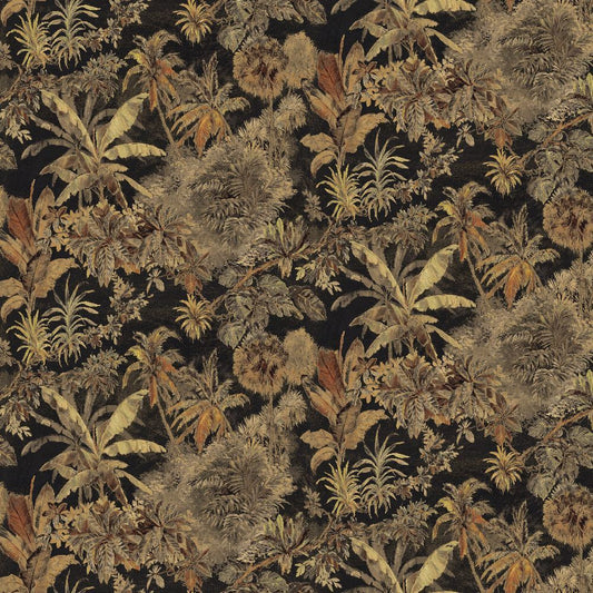 Mallion & Knowles Timor Black/Rust Fire Retardant Curtains