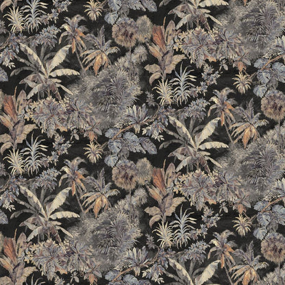Mallion & Knowles Timor Black/Silver Fire Retardant Curtains