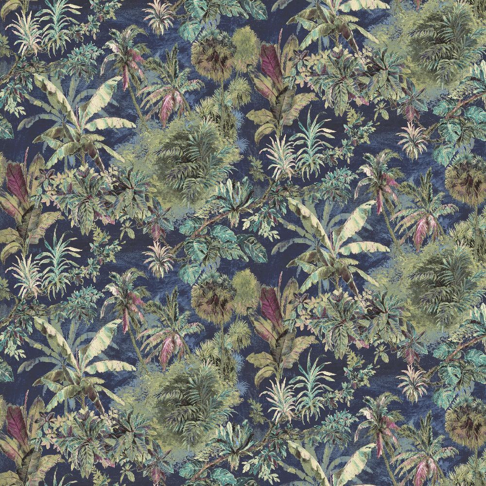 Mallion & Knowles Timor Navy Fire Retardant Curtains