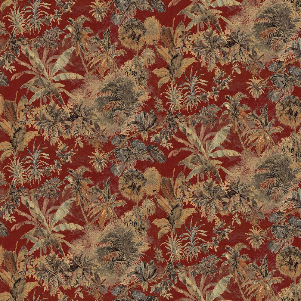 Mallion & Knowles Timor Rust Fire Retardant Curtains