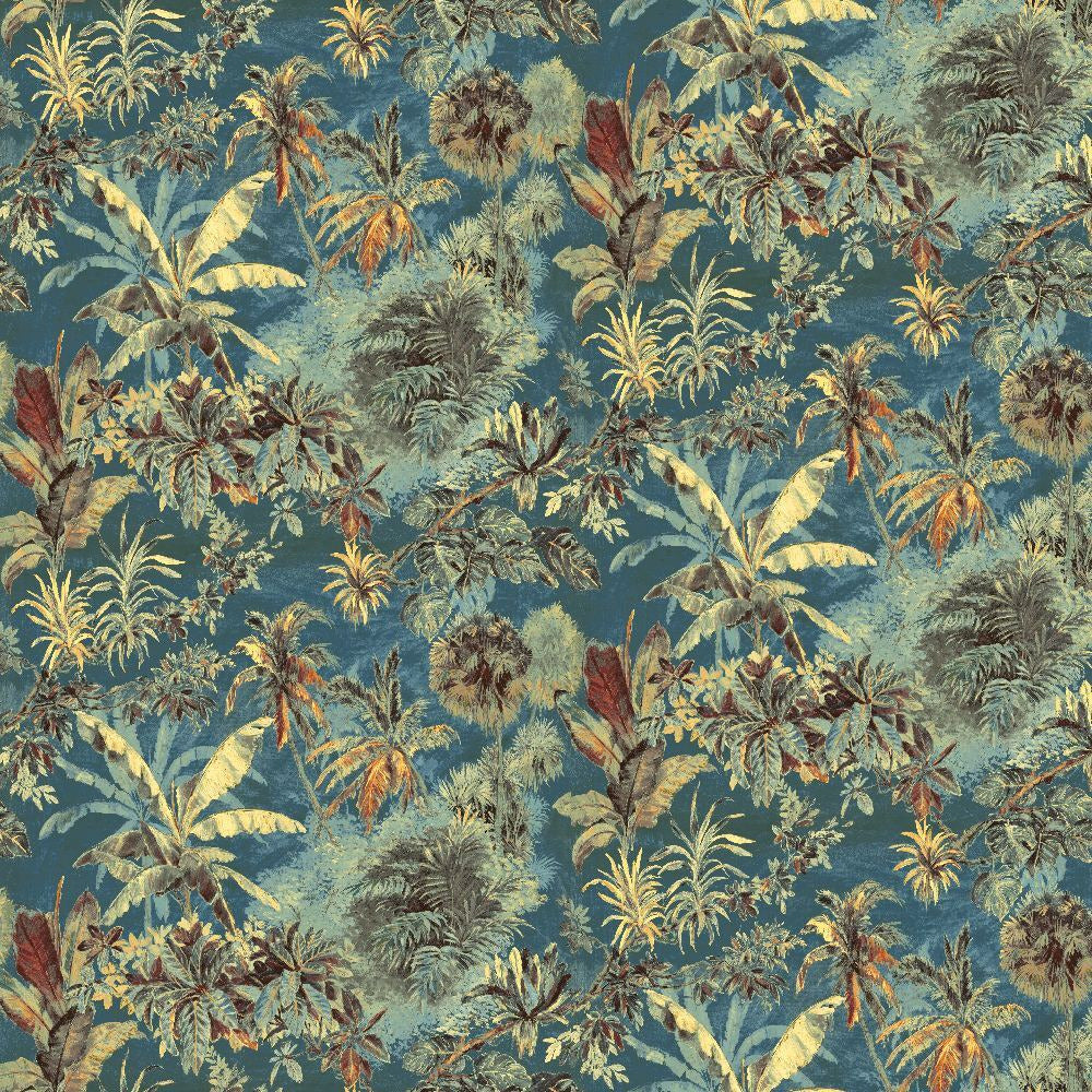 Mallion & Knowles Timor Teal Fire Retardant Curtains
