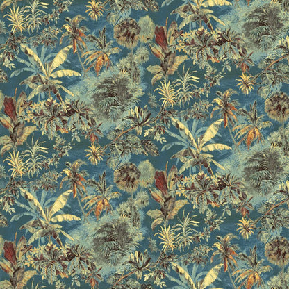 Mallion & Knowles Timor Teal Fire Retardant Curtains