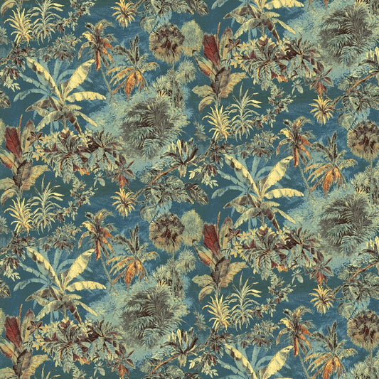 Mallion & Knowles Timor Teal Fire Retardant Curtains