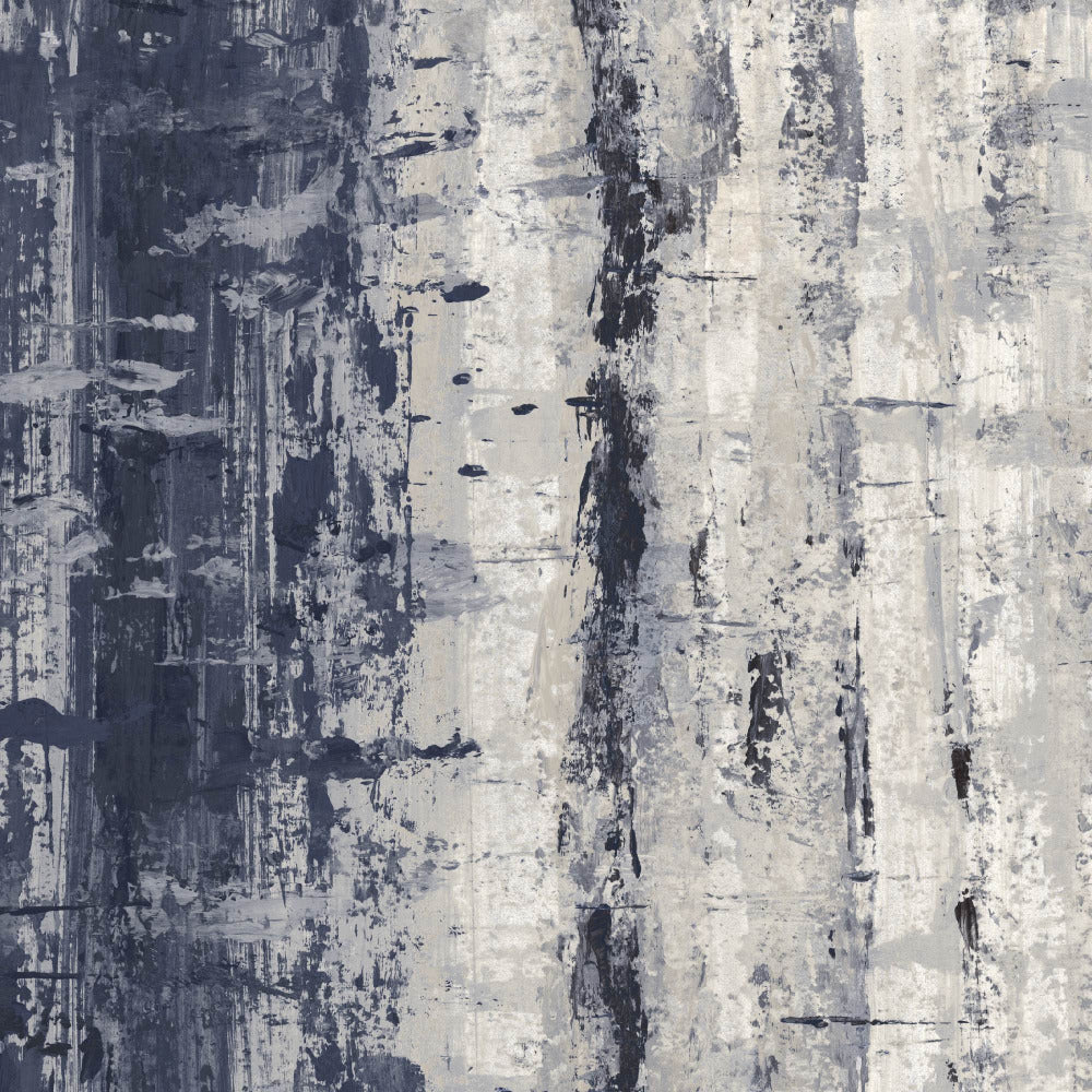 Mallion & Knowles Topaz Denim/Stone Fire Retardant Curtains texture detail