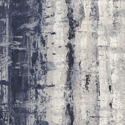 Mallion & Knowles Topaz Denim/Stone Fire Retardant Curtains texture detail