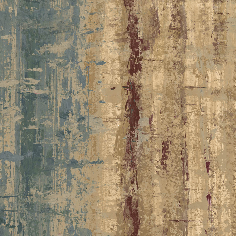 Mallion & Knowles Topaz Sand/Jade Fire Retardant Curtains texture detail