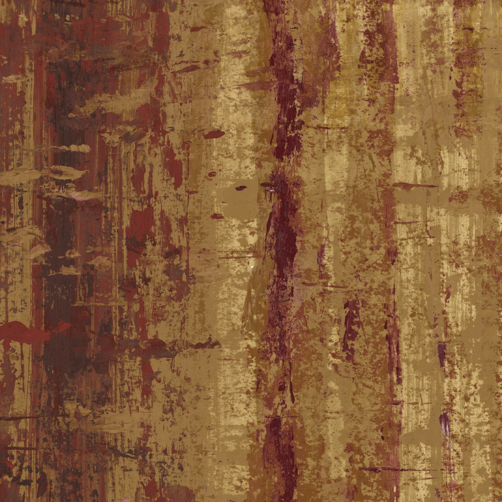 Mallion & Knowles Topaz Scarlet/Gold Fire Retardant Curtains texture detail