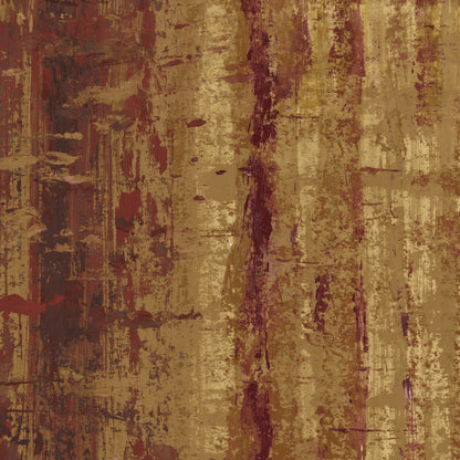 Mallion & Knowles Topaz Scarlet/Gold Fire Retardant Curtains texture detail