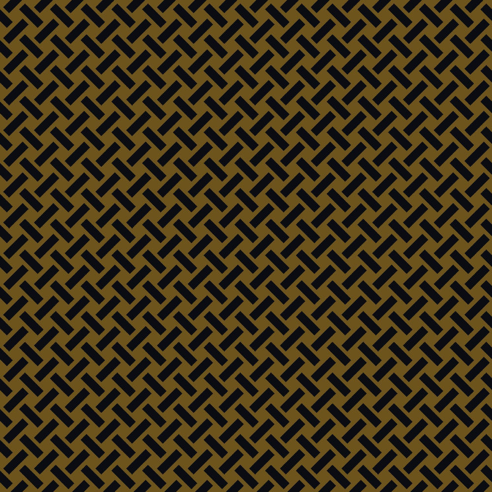 Mallion & Knowles Trellis Gold-Jet Fire Retardant Curtains