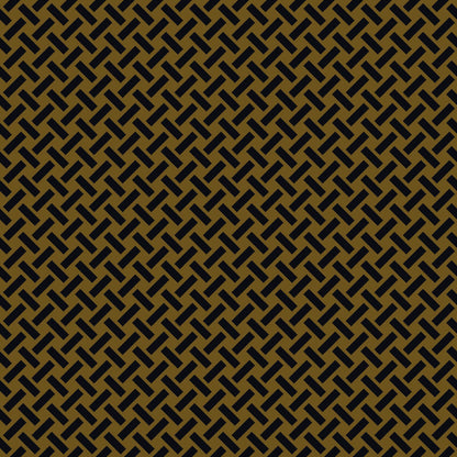 Mallion & Knowles Trellis Gold-Jet Fire Retardant Curtains