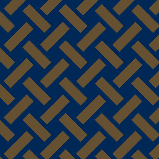 Mallion & Knowles Trellis Gold-Marine Fire Retardant Curtains texture detail