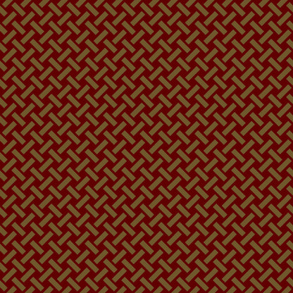 Mallion & Knowles Trellis Gold-Scarlet Fire Retardant Curtains