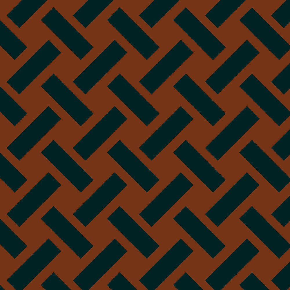 Mallion & Knowles Trellis Orange-Jet Fire Retardant Curtains texture detail